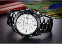 CURREN 8110 Men's Quartz Watch Calendar Luminous Sports Strap Waterproof Casual Cool Wristwatch Male Clock reloj hombre