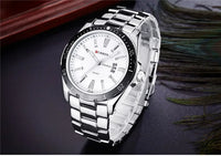 CURREN 8110 Men's Quartz Watch Calendar Luminous Sports Strap Waterproof Casual Cool Wristwatch Male Clock reloj hombre