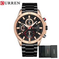 CURREN Men Watches Top Brand Luxury Men Military Wristwatches Full Steel Men Sports Watch Waterproof Relogio Masculino Montre