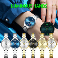 CURREN Luxury Top Brand Women's Watches Elegant Fashion Gold Watch for Women Original Simple Quartz Waterproof Wristwatch Ladies