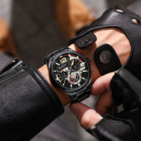 CURREN Casual Business Chronograph Waterproof Stainless Steel Watch Mens New Luxury Fashion Quartz Men Wristwatch часы мужские