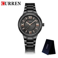 CURREN New Fashion Women Watch Top Brand Luxury Ladies Girl Wristwatch Gold Stainless Steel Bracelet Classic Female Clock 9004
