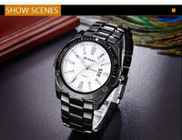 CURREN 8110 Men's Quartz Watch Calendar Luminous Sports Strap Waterproof Casual Cool Wristwatch Male Clock reloj hombre