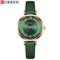 CURREN 9079 Elegant Women's Quartz Watch Fashion Casual Leather Strap Waterproof Clock Business Lady Watch Gift Reloj Mujer