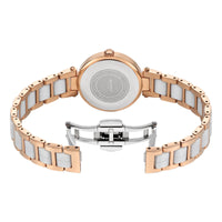 BERNY Women's watches Luxury Elegant Ceramics Quartz Ladies Wristwatch Small Dial Stainless Steel Casual Simple Dress Watch