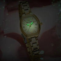 CURREN Simple Quartz Watch for Women Luxury Vintage Wristwatch Luminous Hands Stainless Steel Bracelet Women's Dress Watch