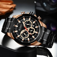 CURREN Quartz Watch for Men Top Brand Luxury Fashion Business Watches Steel Waterproof Man Sport Wristwatch Relogio Masculino