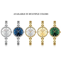 CURREN Women Luxury Watches Fashion Women's Quartz Wristwatches Top Brand Rhinestone Dial Clock Waterproof Reloj Mujer 9097