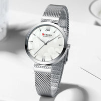 CURREN Fashion Watch for Women Luxury Quartz Gold Elegant Bracelet Wristwatch Female Clock Ladies Dress Stainless Steel Gifts