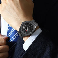 CURREN Men Watch Fashion Classial Luminous with Date Stainless Steel Band Relogio Masculino