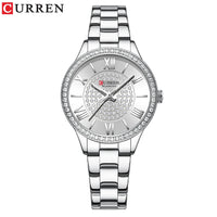 CURREN 9084 Women Watches Luxury Fashion Quartz Ladies WristWatch Stainless Steel Waterproof Girls Clock Gift Relogio Feminino