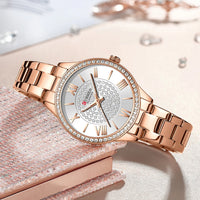 CURREN 9084 Women Watches Luxury Fashion Quartz Ladies WristWatch Stainless Steel Waterproof Girls Clock Gift Relogio Feminino