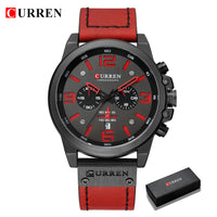 CURREN 8314 Watch For Men Top Brand Luxury Leather Quartz Men Watches Date Business Sport Male Wristwatch Clock Montre Homme