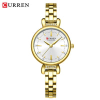 CURREN Ladies Light Luxury Watch Brand Jewelry Bracelet Watch Fashionable Girls Elegant Waterproof Quartz Watch