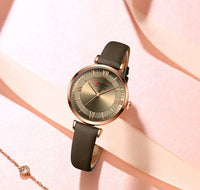 CURREN 9079 Elegant Women's Quartz Watch Fashion Casual Leather Strap Waterproof Clock Business Lady Watch Gift Reloj Mujer