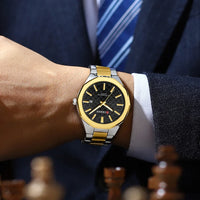 CURREN Men Watch Fashion Classial Luminous with Date Stainless Steel Band Relogio Masculino