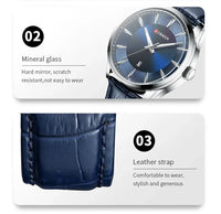 CURREN New Fashion Men Watches with Silicone Strap Top Brand Luxury Sport Auto Date Male Quartz Watch Men Relogio Masculino