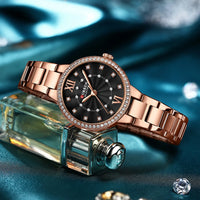CURREN Brand 2022 New Ladies Original Luxury Watch Waterproof Stainless Steel Casual Sports Quartz Ladies Watch relogio feminino