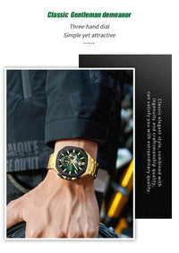 CURREN Luxury Business Wristwatch Stainless Steel Quartz Sport Chronograph Clock Fashion Male Watch Ideal Present for Daily