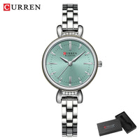 CURREN Ladies Light Luxury Watch Brand Jewelry Bracelet Watch Fashionable Girls Elegant Waterproof Quartz Watch