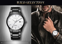 CURREN 8106 Men's Watch Waterproof Top Brand Luxury Calendar Fashion Male Clock Stainless Steel Sport Men Wristwatch