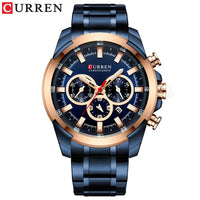 CURREN Quartz Watch for Men Top Brand Luxury Fashion Business Watches Steel Waterproof Man Sport Wristwatch Relogio Masculino