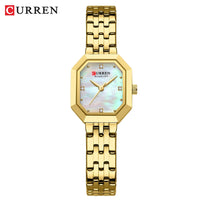 CURREN Elegant Fashion Women's Watches Luxury Brand Original Quartz Watch for Ladies Waterproof Stainless Steel Luminous Date