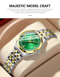 CURREN Original Unique Dial Quartz Watch for Women Fashion Elegant Ladies Watches Stainless Steel Waterproof Women's Wristwatch