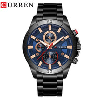 CURREN Men Watches Top Brand Luxury Men Military Wristwatches Full Steel Men Sports Watch Waterproof Relogio Masculino Montre