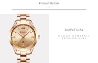 CURREN Women Watch Luxury Fashion Watches Woman Clock Stainless Steel Simple Business Wriswatches Ladies Relogio Feminino 9007