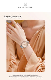 CURREN Women Watch Top Brand Luxury Lady Girl Wristwatch Elegant Stainless Steel Bracelet Waterproof Casual Female Clock 9099