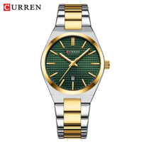 CURREN Luxury Quartz Watch for Women Elegant Stainless Steel Women's Watches Luminous Waterproof Date Wristwatch Ladies Gift