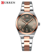 CURREN 9095 Luxury Fashion Watch for Women Original Quartz Women's Watches Waterproof Stainless Steel Elegant Ladies Wristwatch