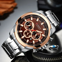 CURREN Quartz Watch for Men Top Brand Luxury Fashion Business Watches Steel Waterproof Man Sport Wristwatch Relogio Masculino