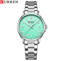 CURREN Simple Women Bracelet Luminous Quartz Watches For Ladies Sports Round Waterproof Business Wristwatch Relogio Feminino