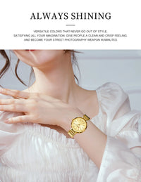 CURREN Luxury Brand Women's Watch Classic Fashion Waterproof Luminous Calendar Watch Elegant Quartz Women Watch Reloj Hombre