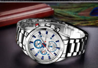 CURREN Men Watches Top Brand Luxury Men Military Wristwatches Full Steel Men Sports Watch Waterproof Relogio Masculino Montre