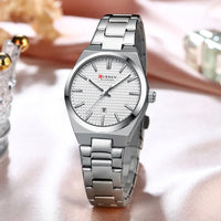 CURREN Luxury Quartz Watch for Women Elegant Stainless Steel Women's Watches Luminous Waterproof Date Wristwatch Ladies Gift