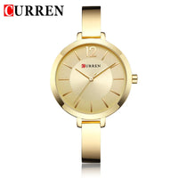 CURREN Fashion Women Watches Top Brand Luxury Ladies Girl Wristwatch Silver Stainless Steel Bracelet Classic Female Clock 9012