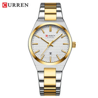 CURREN Luxury Quartz Watch for Women Elegant Stainless Steel Women's Watches Luminous Waterproof Date Wristwatch Ladies Gift