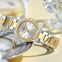 CURREN Watch for Women Fashion Quartz Women's Watches Waterproof Stainless Steel Elegant Ladies Wristwatch Original