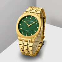 CURREN Top Luxury Brand Quartz Watch Men Stainless Steel Strap Military Watches 30ATM Waterproof Wristwatch Relogio Masculino