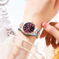 CURREN 9095 Women's Roman Letter Quartz Watch Waterproof Calendar Ladies' Watch