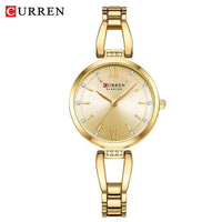 CURREN 9092 Women's Stainless Steel Quartz Watch Luxury and Elegant Watch Business Women's Bracelet Watches Relojes De Mujer