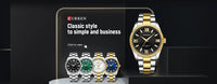 CURREN 8453 Men's Quartz Watches Fashion Elegant Simple White Clock Stainless Steel Strap Wristwatch for Male Gift