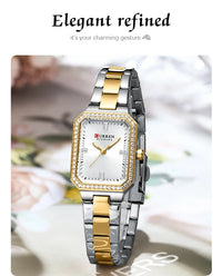 CURREN Elegant Quartz Ladies Wristwatch Top Brand Original Watch For Women Luxury Waterproof Luminous Watches