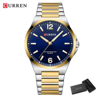 CURREN Men Quartz Movement Watch Waterproof Luminous Men's Watch, Stainless Steel Strap Business Watches