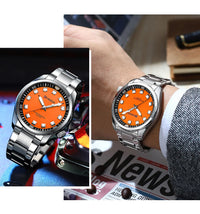 CURREN Fashion Men Watch Top Brand Luxury Waterproof Sport Mens Watches Stainless Steel Automatic Date Military Wristwatch