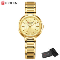CURREN Luxury Brand Women's Watch Classic Fashion Waterproof Luminous Calendar Watch Elegant Quartz Women Watch Reloj Hombre