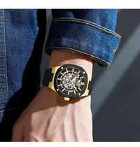 CURREN Men Waterproof Watch Outdoor Sports Mechanical Original Watches Luminous Clock Multifunctional Wristwatch